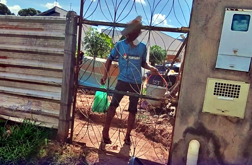 Suspeito é detido pela Polícia Militar após furto em residência, em Cacoal