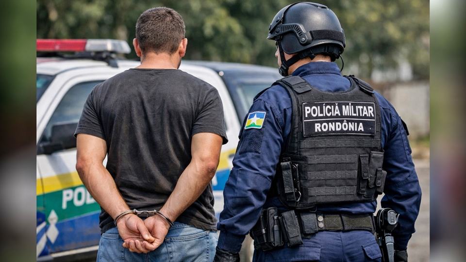 Mandado de prisão é cumprido durante patrulhamento ostensivo em Pimenta Bueno