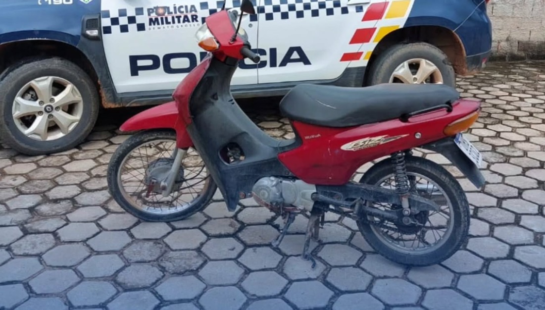 Motoneta furtada é localizada pela PM em Rondolândia