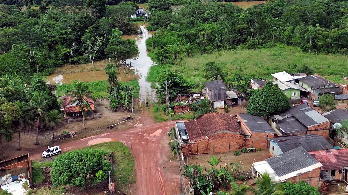 Alerta laranja coloca Cacoal em vigilância após rios transbordarem