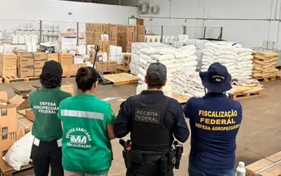 21 toneladas de agrotóxicos irregulares são apreendidas pelo Mapa