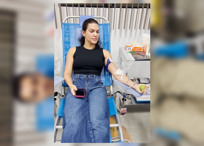 Trote Legal da Uninassau mobiliza comunidade para doação de sangue em Cacoal