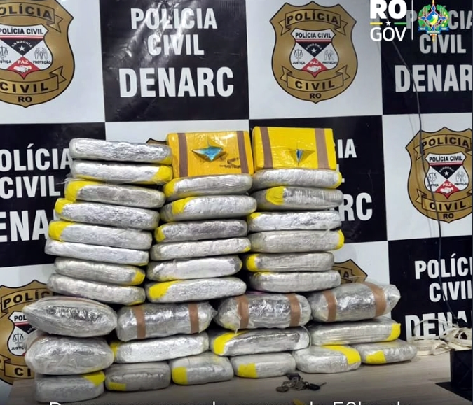 Denarc apreende cerca de 50 quilos de drogas e prende cinco em Porto Velho