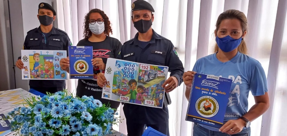 Reunião define calendário de atividades do Proerd para 2022, em Jaru