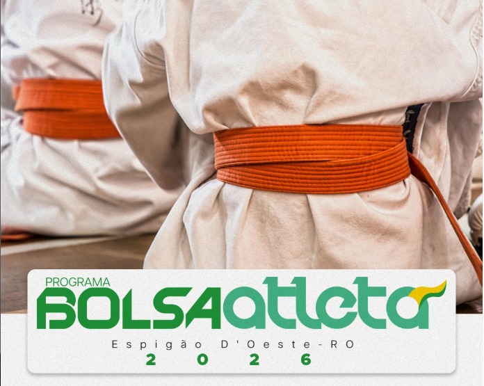 Espigão do Oeste publica edital do Programa Bolsa Atleta 2026