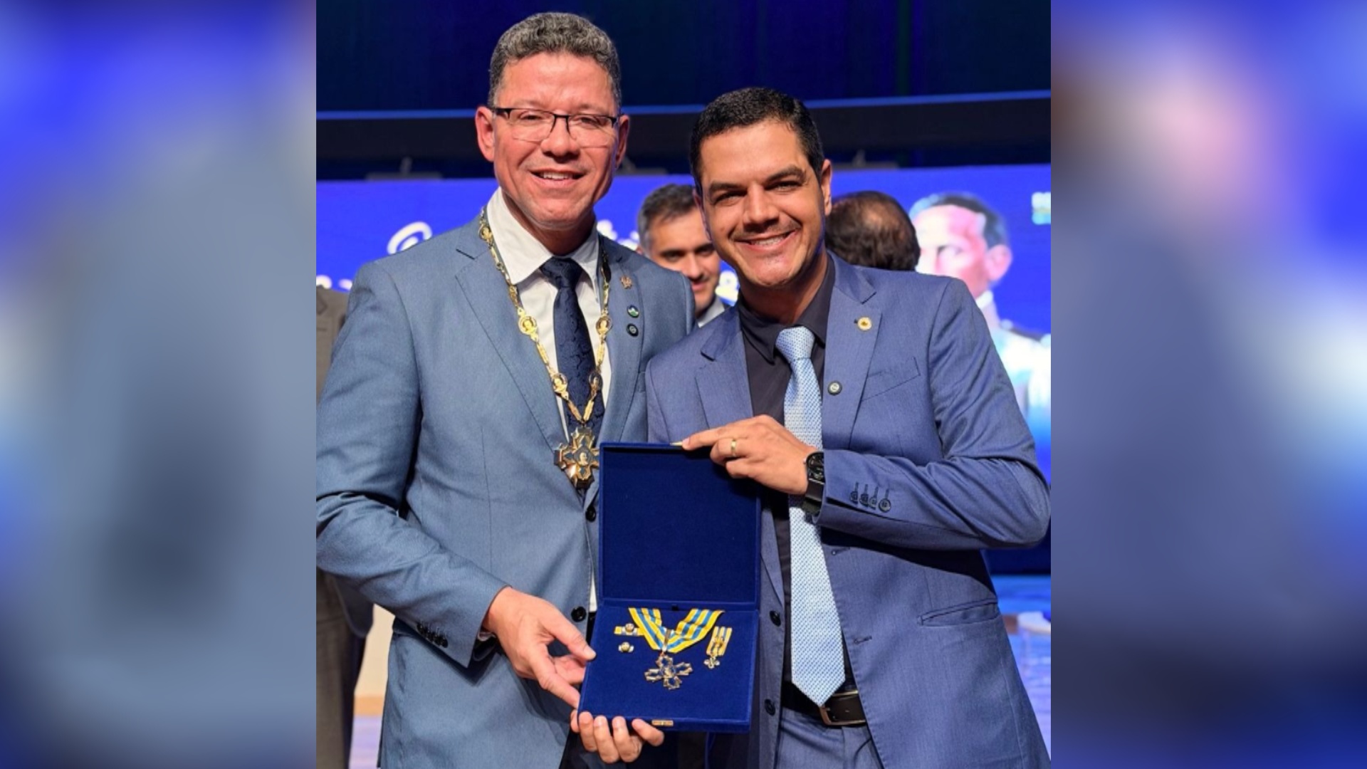 Marcos Rocha concede maior honraria de Rondônia ao deputado estadual Cássio Gois