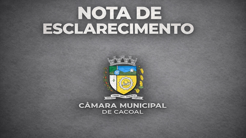 Câmara Municipal de Cacoal se manifesta sobre caso envolvendo servidor investigado