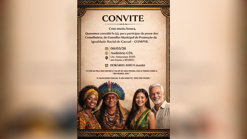 Posse do Compir é marcada para sexta-feira em Cacoal