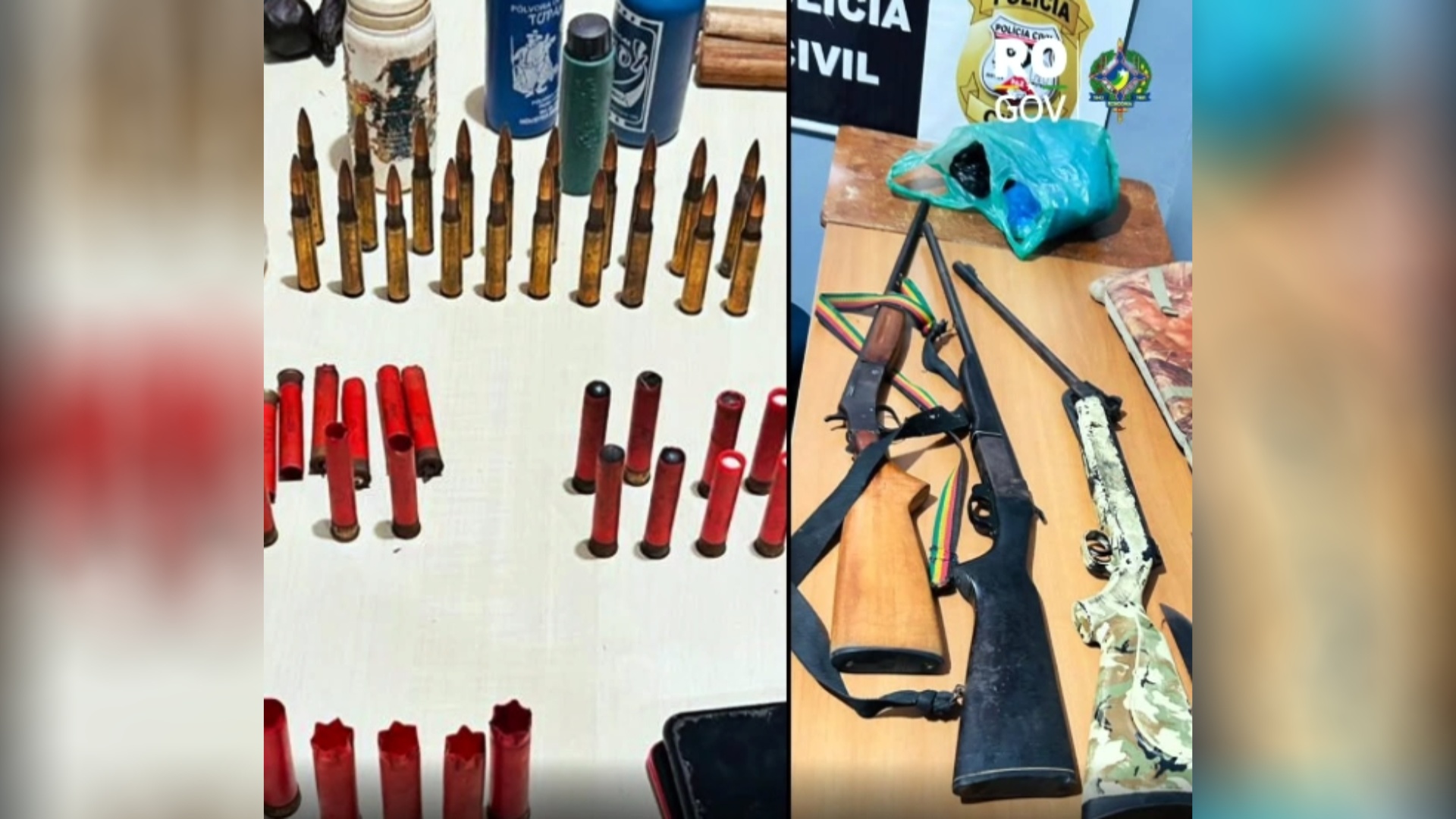 Operação Escórias mira organização criminosa e apreende armas de uso restrito em Costa Marques
