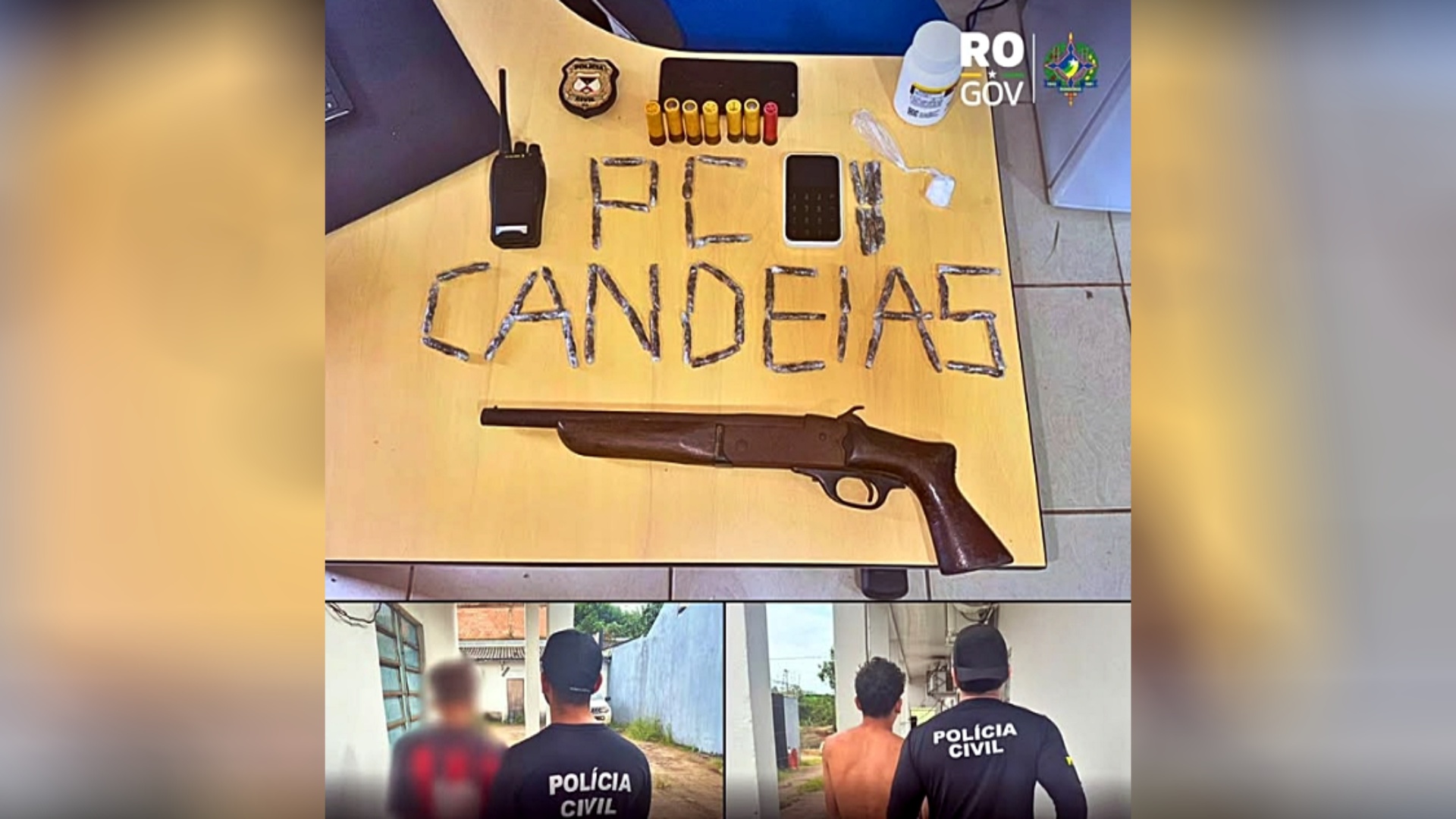 PC prende acusado de homicídio e fecha boca de fumo em Candeias do Jamari