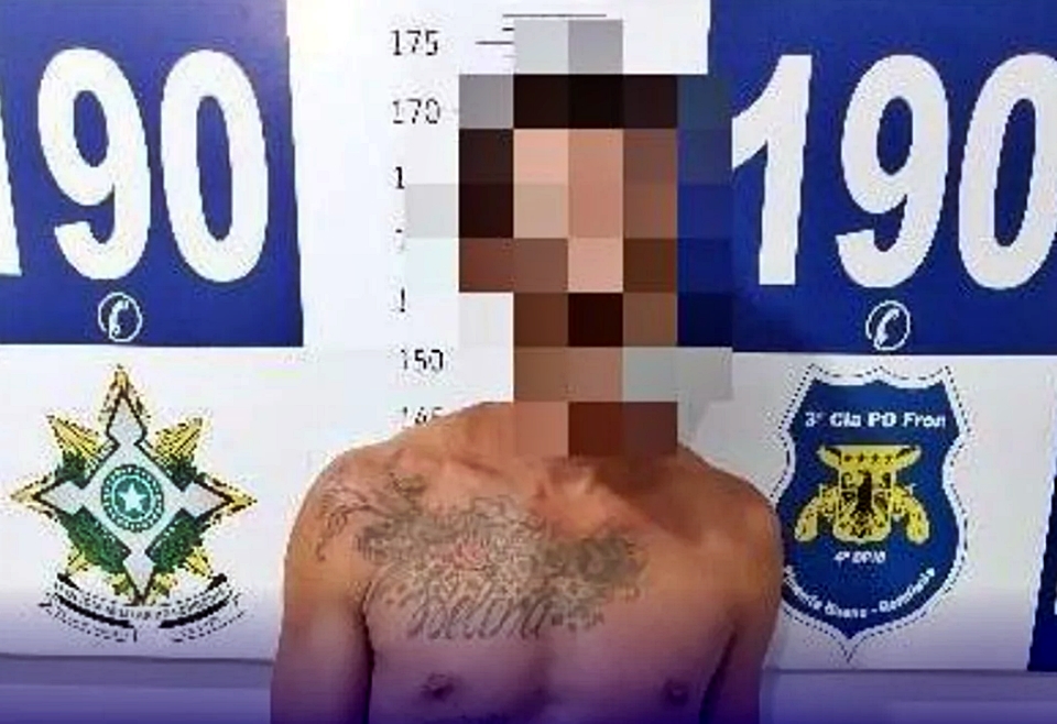 Suspeito é preso com crack durante patrulhamento da Polícia Militar em Pimenta Bueno