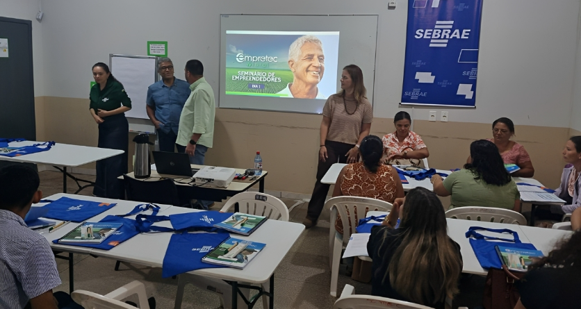 Empretec Rural capacita produtores em Santa Luzia