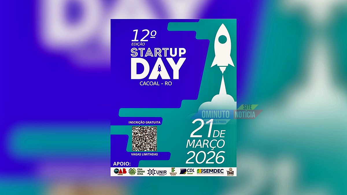 Startup Day Sebrae chega à 12ª edição com foco no agro e inovação em Cacoal