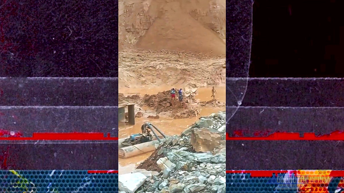 Desmoronamento em garimpo deixa um morto e vários feridos em Ariquemes