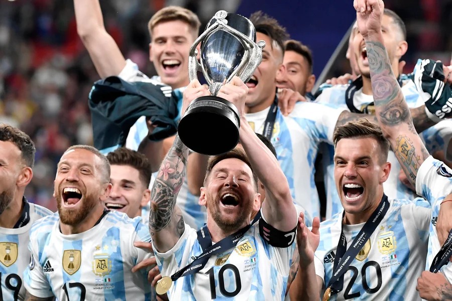 Argentina é reconhecida campeã da Finalíssima, diz Conmebol