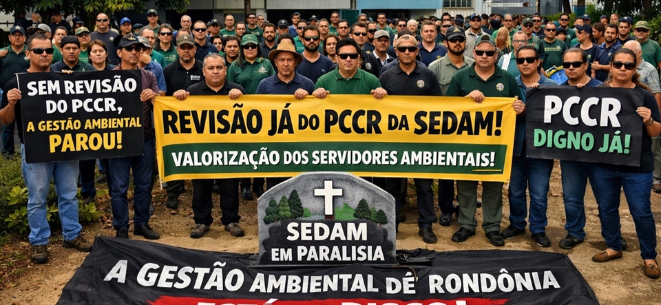 Servidores da SEDAM-RO Intensificam Mobilização por Revisão do PCCR