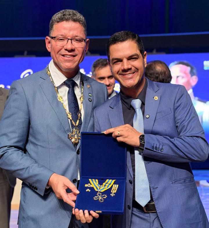 Governador concede Ordem do Mérito Marechal Rondon ao deputado Cássio Gois