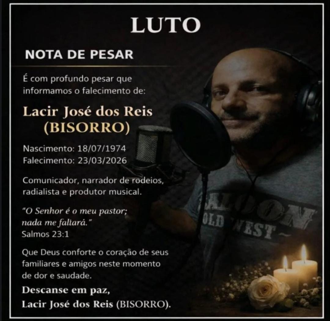 Cacoal se despede de uma voz marcante