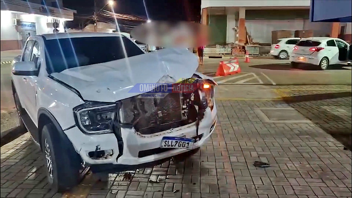 Motorista avança preferencial e provoca colisão no centro de Porto Velho