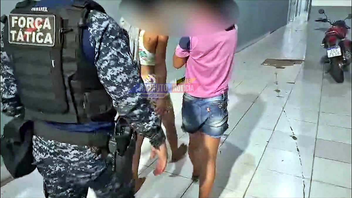 Mãe e filha são presas com drogas durante ação da Força Tática em Porto Velho