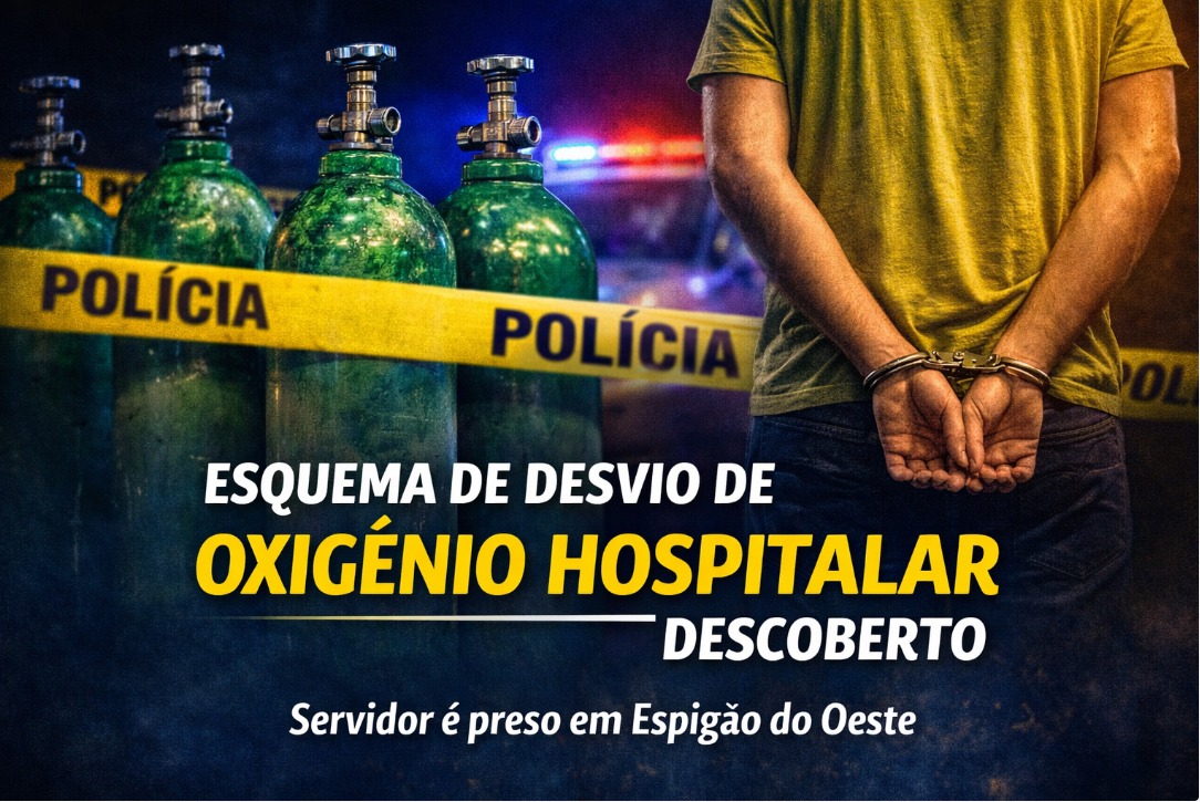 Esquema de desvio de oxigênio hospitalar é descoberto e servidor é preso em Espigão do Oeste