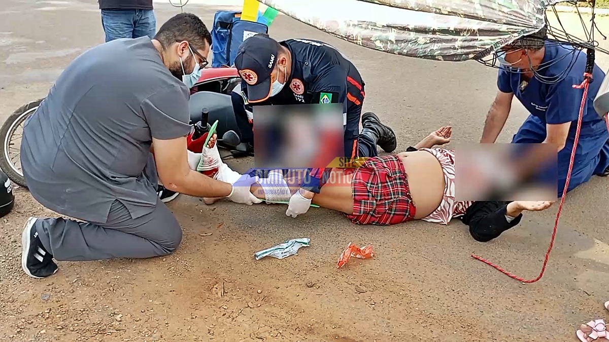 Trânsito registra dois acidentes com mulheres feridos