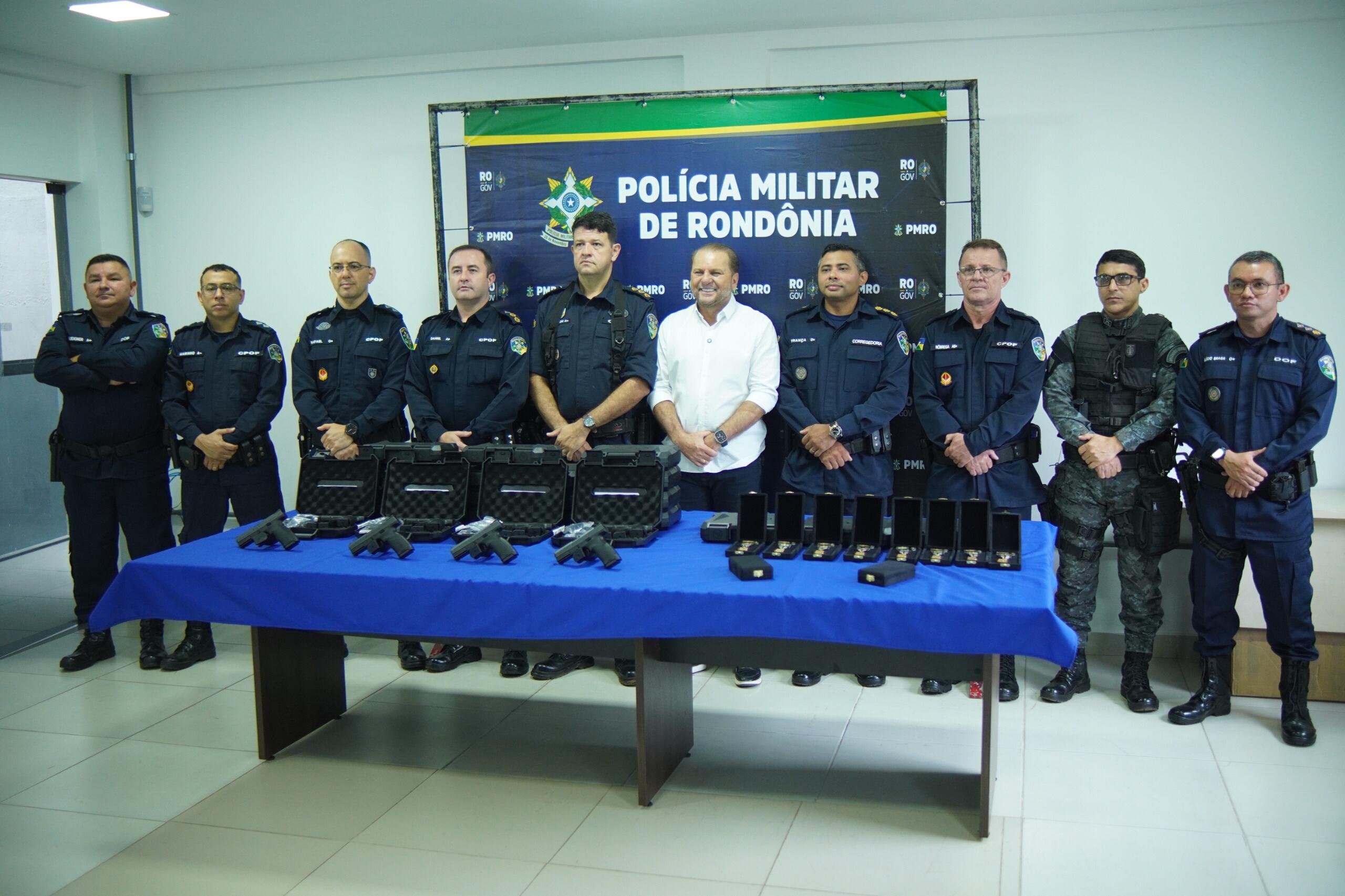 Recursos assegurados por Cirone garantem mais armas para a Polícia Militar