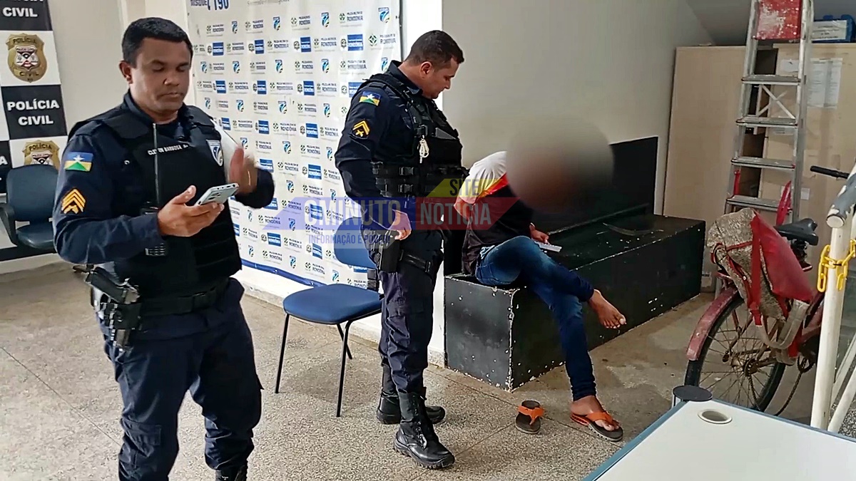 Tentativa de fuga termina com prisão e apreensão de arma