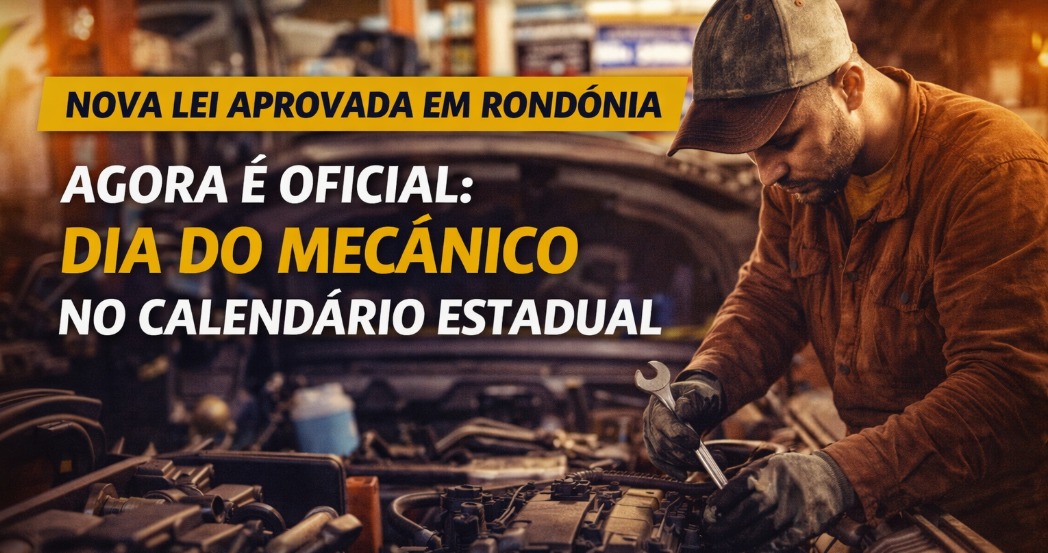 Rondônia institui o Dia do Mecânico no calendário oficial do Estado