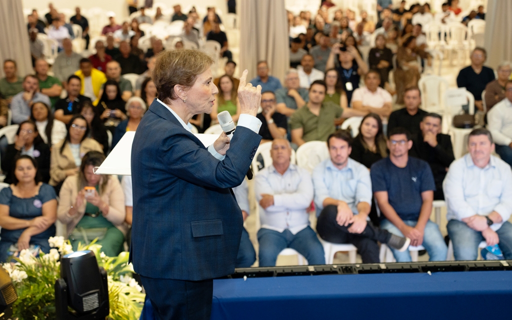 Vilhena recebe palestra com a senadora Tereza Cristina