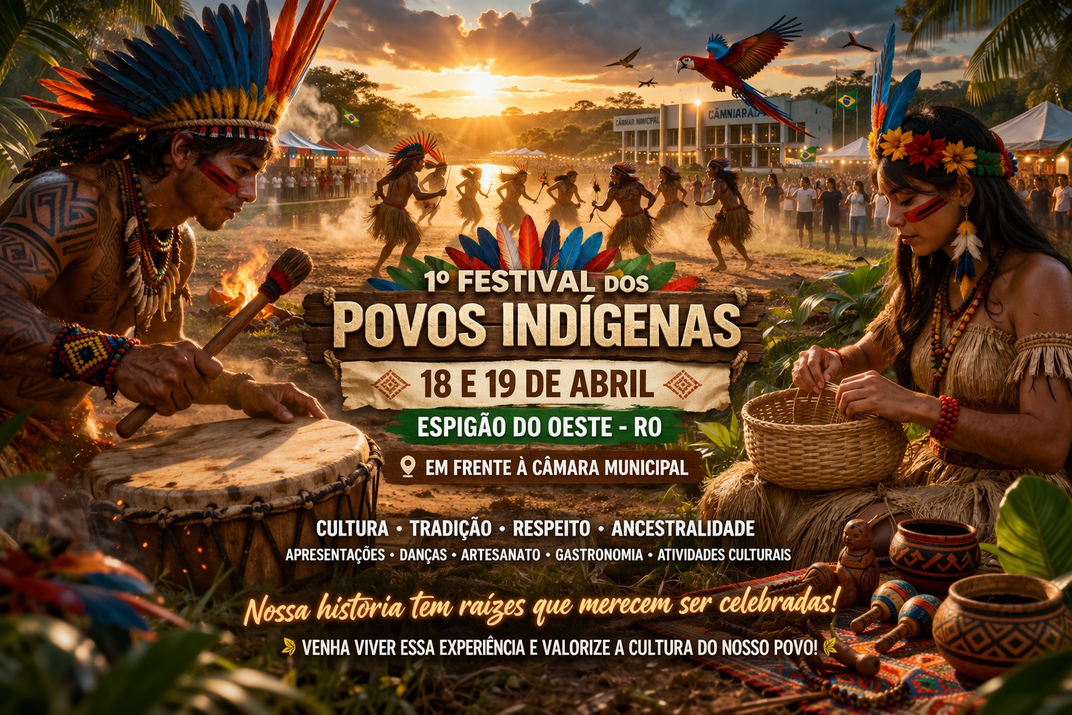 Evento destaca raízes culturais dos Povos Indígenas
