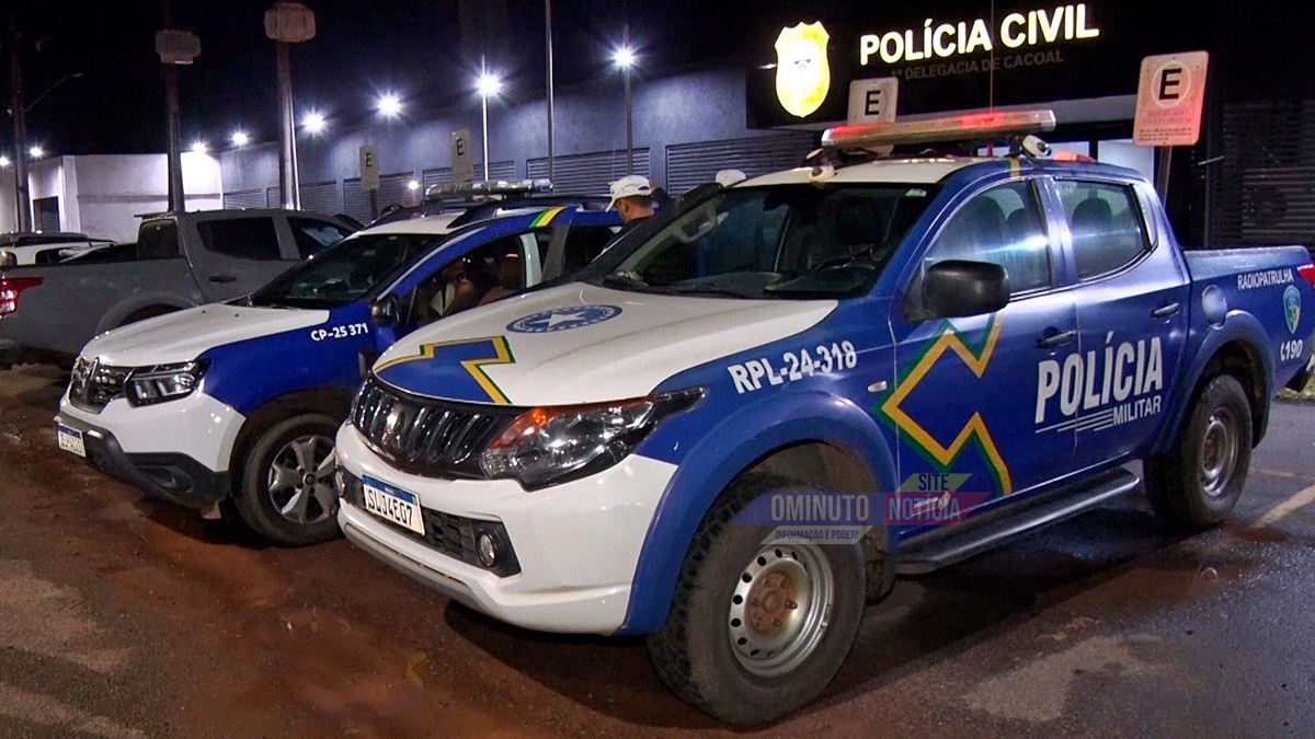 Operação Vigilare conduz suspeitos de tráfico no Parque Sabiá, em Cacoal