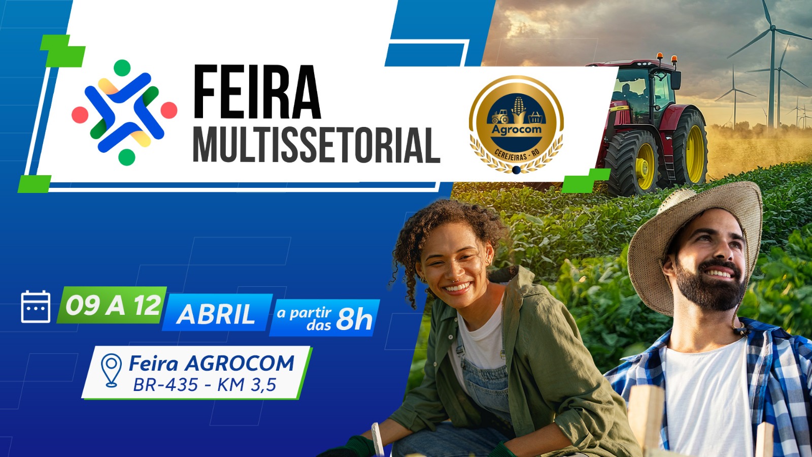 Feira Multissetorial impulsiona negócios em Cerejeiras durante a Agrocom