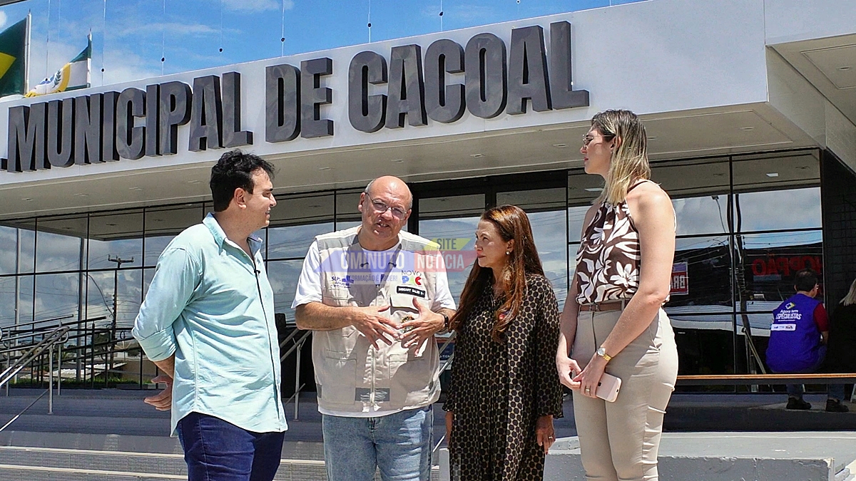 Saúde pública ganha reforço com visita do MS e articulação política em Cacoal