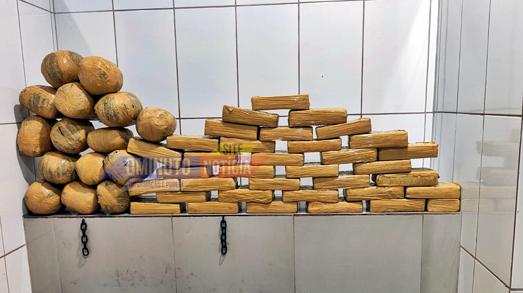 Polícia Militar apreende mais de 54 quilos de maconha