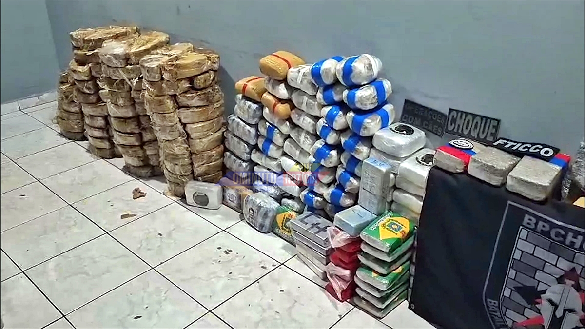 Mega apreensão de drogas na BR-364 causa prejuízo milionário ao crime organizado em Porto Velho