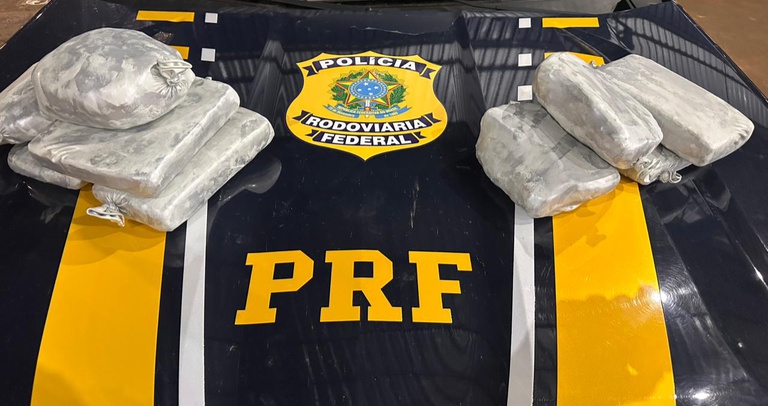 PRF realiza apreensão de 10 kg de droga tipo skunk