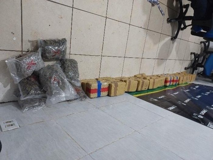 Perseguição termina com foragido baleado e grande apreensão de drogas em Porto Velho