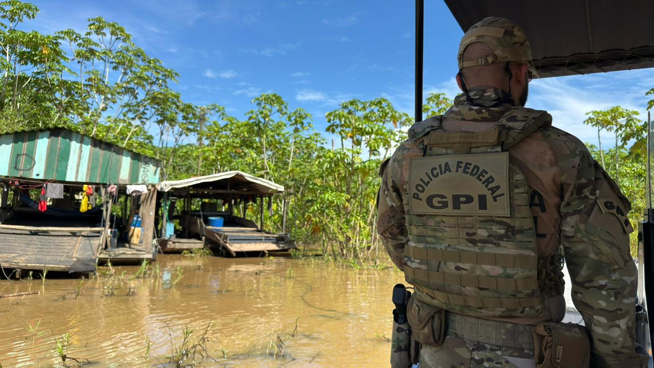 Garimpo ilegal no Rio Madeira é alvo da operação Iterum III em Rondônia