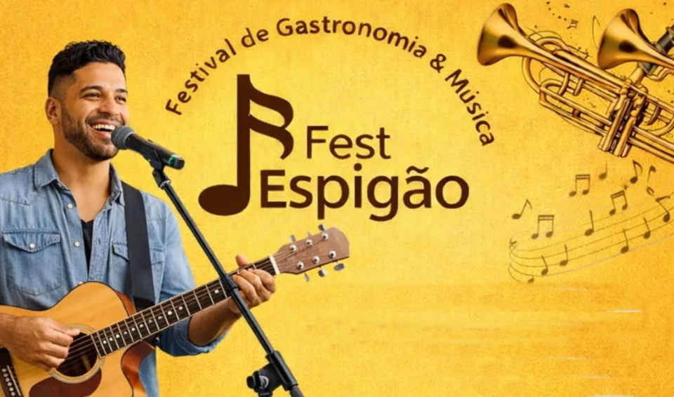 Fest Espigão promete unir música e sabores em evento na praça municipal