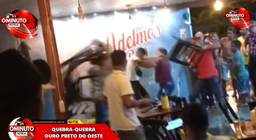(Vídeo) Jabuti se envolve em quebra-quebra que destrói parte de bar, em Ouro Preto, no fim de semana