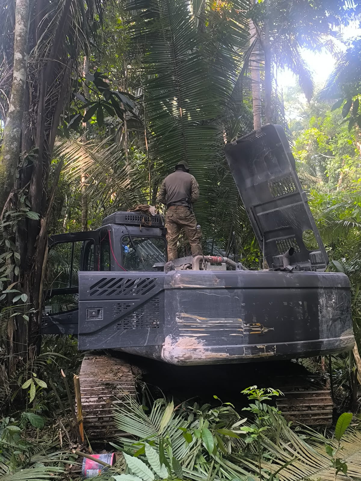 Ação da PF e Ibama mira garimpo ilegal em terra indígena