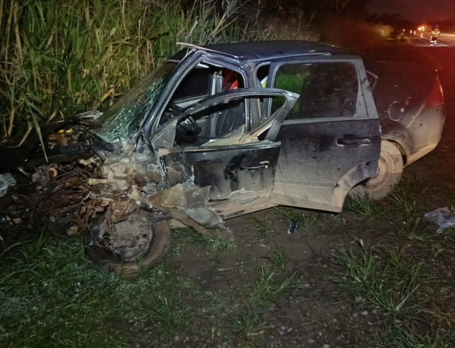 Ultrapassagem termina em colisão grave na BR-364 entre Jaru e Ouro Preto do Oeste