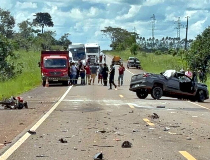 Acidente grave na BR-429 termina com morte após colisão frontal em São Francisco do Guaporé