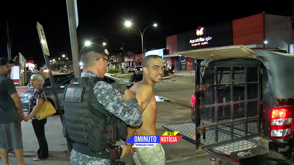 Polícia Militar cumpre mandado de prisão e detém suspeito de série de furtos em Cacoal