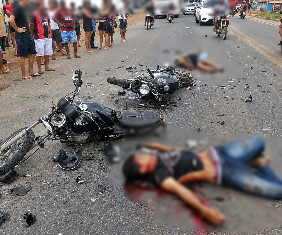 Irmãos colidem de motocicletas e um está em estado grave, em Jorge Teixeira