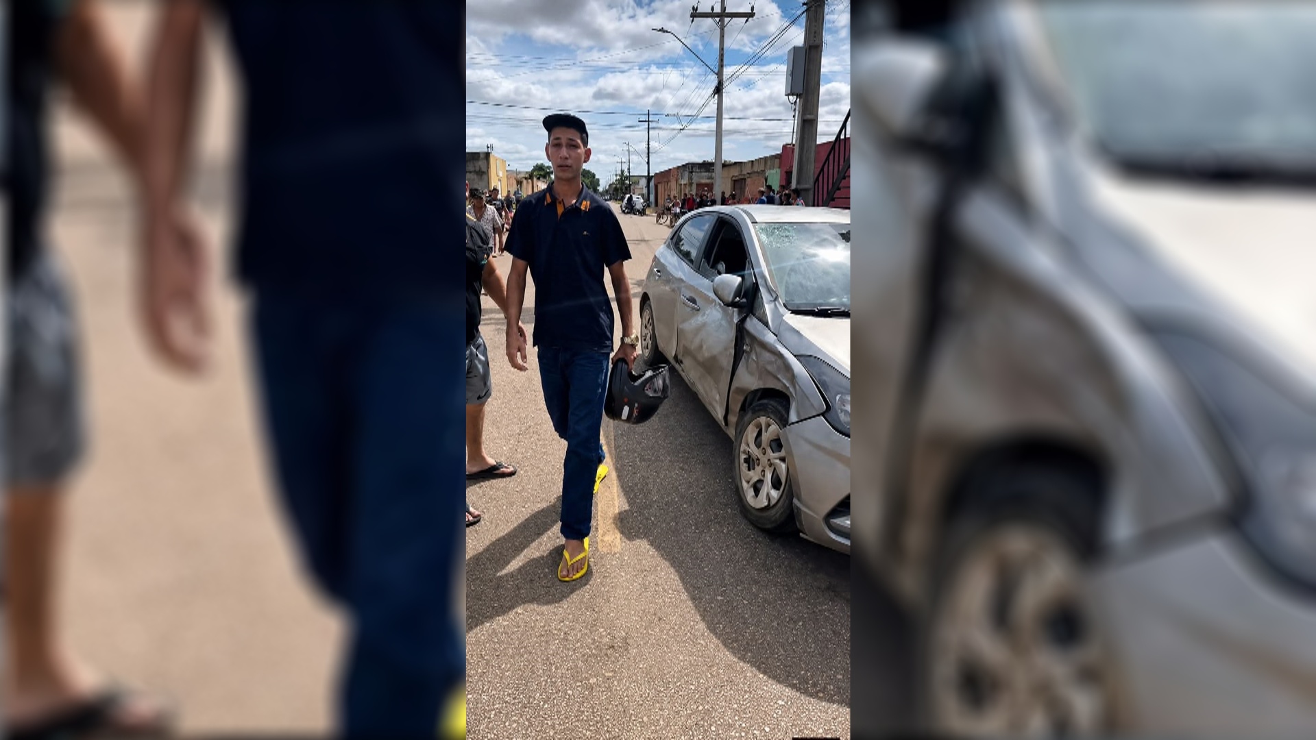 Repórter é agredido durante cobertura de acidente fatal em Porto Velho, RO