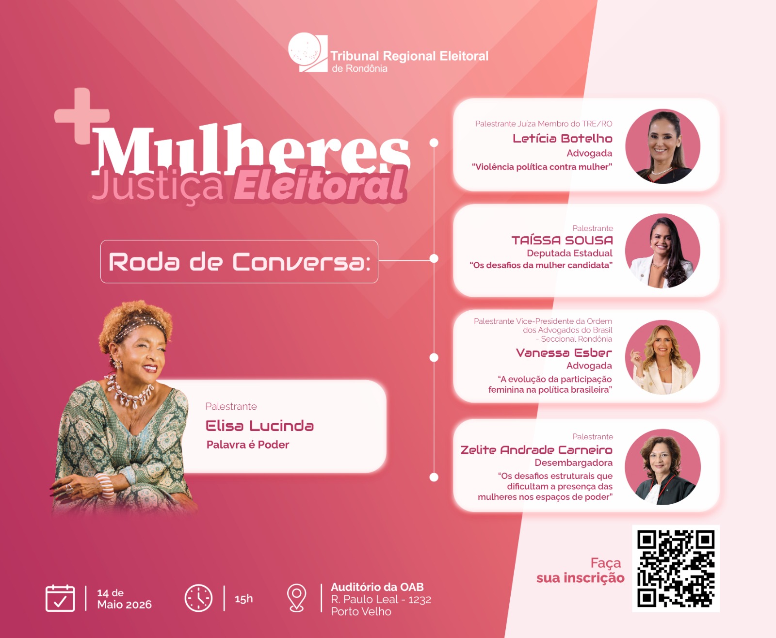 Assembleia debate participação feminina na política em evento do TRE