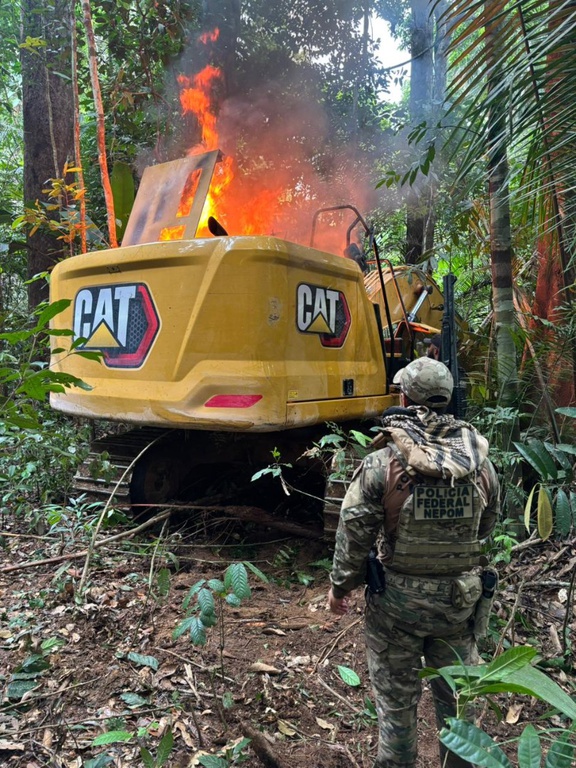PF e ICMBio combatem garimpo ilegal em Rondônia