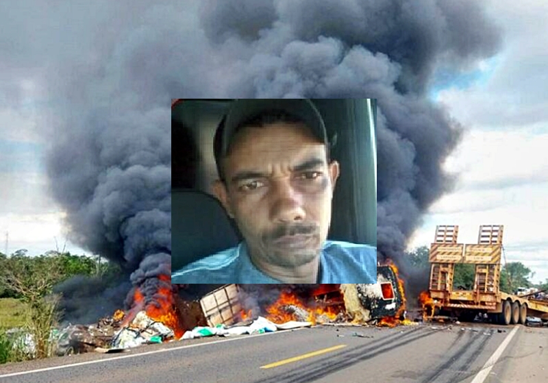 Identificado o motorista que morreu carbonizado na BR-364, entre Médici e Cacoal, RO
